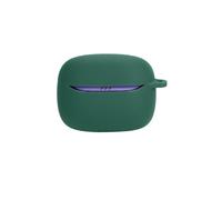 FTRONGRT Cover Compatibile con JBL Tune Beam 2, Silicone Morbido, Antigraffio, Bluetooth Scatola per Cuffie Custodia Protettiva Compatibile con JBL Tune Beam 2.Verde Scuro
