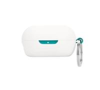 FTRONGRT Cover Compatibile con JLab JBuds Mini, Silicone Morbido, Antigraffio Custodia Protettiva.Bianco