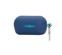 FTRONGRT Cover Compatibile con JLab JBuds Mini, Silicone Morbido, Antigraffio Custodia Protettiva.Blu Navy