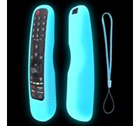 FTRONGRT Cover Compatibile con LG AN-MR21GC / AN-MR21N / AN-MR21GA, Ultrasottile e Leggero, Anticollisione, Custodia Protettiva per Telecomando in Silicone.Blu Luminoso
