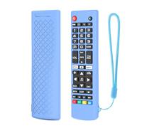 FTRONGRT Cover Compatibile con LG TV Remote AKB75095307 AKB75375604 AKB74915305, Ultrasottile e Leggero, Anticollisione, Cover Protettiva per Telecomando in Silicone.Blu Luminoso