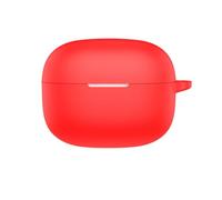 FTRONGRT Cover Compatibile con Motorola Moto Buds 2, Silicone Morbido, Antigraffio, Bluetooth Scatola per Cuffie Custodia Protettiva.Rosso