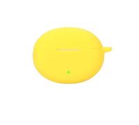 FTRONGRT Cover Compatibile con OnePlus Nord Buds 3r, Silicone Morbido, Antigraffio, Bluetooth Scatola per Cuffie Custodia Protettiva.Giallo