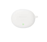 FTRONGRT Cover Compatibile con OnePlus Nord Buds 3r, Silicone Morbido, Antigraffio, Bluetooth Scatola per Cuffie Custodia Protettiva.Bianco
