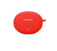 FTRONGRT Cover Compatibile con OnePlus Nord Buds 3r, Silicone Morbido, Antigraffio, Bluetooth Scatola per Cuffie Custodia Protettiva.Rosso