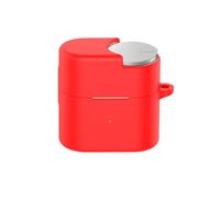 FTRONGRT Cover Compatibile con QCY MeloBuds N70/N70i | Silicone Morbido, Antigraffio, Bluetooth Scatola per Cuffie Custodia Protettiva.Rosso