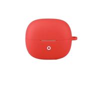 FTRONGRT Cover Compatibile con Realme Buds Clip, Silicone Morbido, Antigraffio, Bluetooth Scatola per Cuffie Custodia Protettiva.Rosso