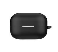 FTRONGRT Cover Compatibile con Sony LinkBuds Clip, Silicone Morbido, Antigraffio, Bluetooth Scatola per Cuffie Custodia Protettiva.Nero