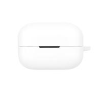 FTRONGRT Cover Compatibile con Sony LinkBuds Clip, Silicone Morbido, Antigraffio, Bluetooth Scatola per Cuffie Custodia Protettiva.Bianco