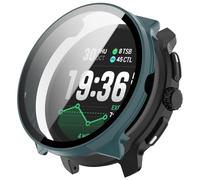 FTRONGRT Cover Compatibile con SUUNTO RACE 2, PC + Pellicola Temperata, Antigraffio Custodia Protettiva. Ago di Pino Verde