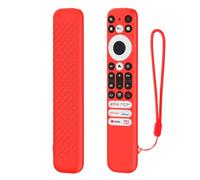 FTRONGRT Cover Compatibile con TCL RC902V/802NU1, Ultrasottile e Leggero, Anticollisione, Cover Protettiva per Telecomando in Silicone.Rosso