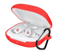FTRONGRT Cover per Auricolare Bluetooth in Silicone per Beats Fit Pro Cover, Antiurto, Custodia da Trasporto Compatibile Beats Fit Pro Auricolare Bluetooth.Rosso