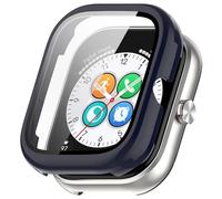FTRONGRT Cover per Honor Choice Watch, PC + Pellicola Temperata Schermo, Protezione All-Inclusive, Resistente Agli Urti, Custodia pe Honor Choice Watch Smartwatch.Blu Inchiostro