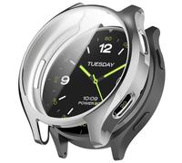 FTRONGRT Cover per Xiaomi Watch 2, Placcatura in TPU Morbido, Protezione All-Inclusive, Resistente Agli Urti, Custodia per Xiaomi Watch 2 Smartwatch.D'argento