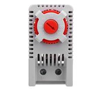 FTVOGUE 0-60 ℃ Termostato Meccanico con Esterno PC Ritardato di, Semplice Interruttore di Controllo della Temperatura a Manopola per Riscaldatori, Montaggio della Guida DIN