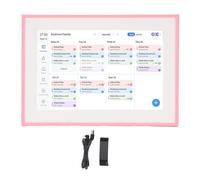 FTVOGUE 10.1N Smart Digital Calendar Digital Family Planner Digitale con Touchscreen HD Touchscreen WiFi Sync Chart Chart Plan Meal Frame Modalità per Home Pink