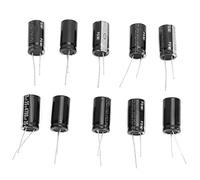 FTVOGUE 10 Pezzi Black 35V 4700μF Condensatore Elettrolitico in Alluminio per Accumulazione del Circuito Accumulo di Energia