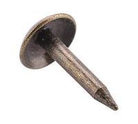 FTVOGUE - 100 chiodi rotondi con testa bombata per tappezzeria, spessore in ferro, per mobili, tamburo, porte in legno, mobili per la casa (6 x 12 mm)