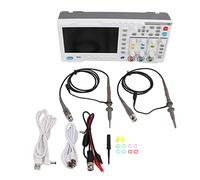 FTVOGUE 1014D Digital Oscilloscope Digital 100 MHz 2 Canale con Generatore di Segnale DDS DDS 7 Pollici Generatore di Campionamento 1GSA/S per Analisi FFT di Visualizzazione Grafica