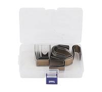 FTVOGUE 18pcs in lega di alluminio universale in pelle artigianale foro cutter vuoto impronta Punch Set Kit strumenti di punzonatura in pelle fai da te per la fotocamera del cellulare