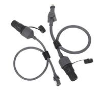 FTVOGUE 2 Pcs 2ps a RJ45 Adattatore Ethernet Cavo Accoppiatore Impermeabile IP68 con 1200 Mbps a Rame Nudo 24awg per Router Piatto Ad Alte Prestazioni
