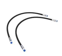 FTVOGUE 2 Pcs Assemblaggio del Tubo Flessibile della Valvola a Farfalla di Scavatore 1/4 Pollici Assemblaggio del Tubo Idraulico di 32 Pollici per Mini Scavatore Cinese 1-2 Tonnellate