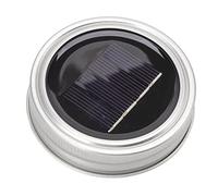 FTVOGUE 20 LED Outdoor Solar Mason Jar Light Lid Impermeabile Flame Solar Fairy String Coperchi per Vasetti Normali 6,6 Piedi
