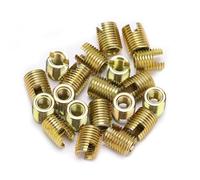 FTVOGUE 20pcs Acciaio in Acciaio Acciaio Adattatore Adattatore Auto -Tastup Inserisci Accessori per la (M2*0,4 interno M4,5 * 0,5 lunghezza 6mm)
