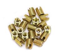 FTVOGUE 20pcs Acciaio in Acciaio Acciaio Adattatore Adattatore Auto -Tastup Inserisci Accessori per la (Interno M6*1.0 esterno M9*1,0 lunghezza 12mm)
