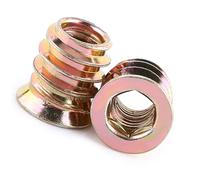 FTVOGUE 20pcs Inserti a Vite interno con esagono incassato Vite a testa cilindrica con inserti in acciaio al carbonio filettati protezione dalla ruggine per mobili in legno(M6*13mm)