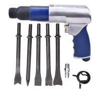 FTVOGUE 2200 Giri/Min 6,2Bar Pneumatic Hammer Tool Hammer Ad Aria con Teste di Pala 5 Pezzi per la Demolizione delle Costruzioni Industriali