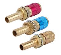 FTVOGUE 3 pezzi M10 TIG Saldatore Adattatore raffreddato ad acqua/gas Connettore rapido Raccordo per tubo flessibile per torcia TIG MIG