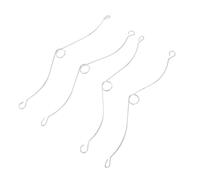 FTVOGUE 4 Pezzi Clamp/Holder a Molla per Griglia in Ferro di Lunga Durata Elevata Durezza per Copertura Ventola del Bagno Ventola di Sfiato Ventilatore a Soffitto Clamp/Holder a Molla per Griglia