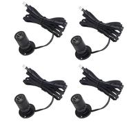 FTVOGUE 4 Pezzi Faretti Regolabili per Display a LED 5V Dimmable USB Mini Faretto per Espositori (Luce calda)