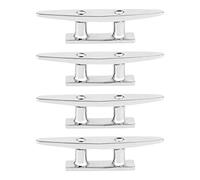 FTVOGUE 4 Pz 100mm/3.9"in Acciaio Inox Dock Deck Bulloni, Barca Deck Corda di Ormeggio Bitte Accessori Dock Deck Marine Hardware Corda di Ormeggio Bitte