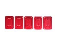 FTVOGUE 5 Pezzi Porta dello Strumento Montaggio della Batteria Rilaboratura di Stoccaggio della Staffa per Utensili Lavoro Organizzazione del Banco Lavoro (rosso)