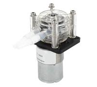 FTVOGUE 500 Ml/min Grande Flusso di Pompa Peristaltica per Acquario, Pompa di Misurazione della Vita a Lungo Termine con Tubo di Silicone Alimentare, Materiale Trasparente per PC (24V)