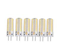 FTVOGUE 6Pcs GY6.35 Lampadine LED 72 LED Lampadine a Mais 7W AC DC12V 700lm per Lampade a Sospensione Lampade a Soffitto(#2)
