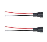 FTVOGUE 9005 9006 Portalampada Cablaggio Presa, 2-Pacchetto Filo di Rame | Codino con connettore plug-and-play, guscio in ABS resistente al calore, sostituzione diretta per fendinebbia, luci di