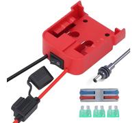 FTVOGUE Adattatore Batteria e Cavo di Alimentazione per Antenna Mini Batteria Al Litio 18 V Alimentatore Portatile Stabile per connettività Esterna