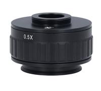 FTVOGUE Adattatore di Lenti a Montaggio per Microscopio Stereo Trinoculare Adattatore per Lenti a Montaggio 0,35X C con Adattatore di Telecamera Industriale Incolore Incolore la (0.5X)