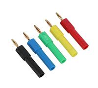 FTVOGUE Adattatore Maschio a Banana Donna, Multimetri per Cavi Elettronici, Alta Tecnologia, Ottone PA+, Ampia Gamma di Usi, per Apparecchiature Elettroniche