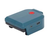 FTVOGUE Adattatore per Batteria Compatto e Leggero, Caricabatteria USB per BAT622 BAT609 BAT618G BAT609G BAT618 con Porta USB 5V 2.1A, Tipo C, PD3.0, Luce di Lavoro a LED.