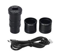 FTVOGUE Adattatore per Fotocamera per Microscopio da 5 MP, Oculare Digitale USB 2.0 con Sensore di Scansione Progressiva, Imaging 2592 X 1944, Bilanciamento del Bianco Manuale Automatico, per