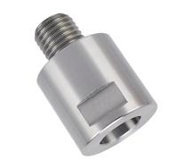 FTVOGUE Adattatore per Mandrino del Tornio, Acciaio 45, Filettatura per Mandrino del Tornio per la Lavorazione del Legno, Filettatura Maschio 1 Pollice 8TPI, Femmina 1 Pollice 12TPI per Falegnami