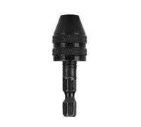 FTVOGUE Adattatore per Mandrino per Trapano Elettrico a Rapido, Lega di Alluminio con Forte di Serraggio, Compatibile con Utensili Pneumatici Ed Elettrici (H01335)