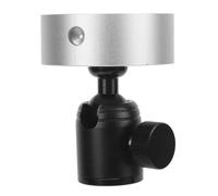 FTVOGUE Adattatore per Supporto Satellitare Teste a Sfera, Adattatore di Treppiede Satellitare, Monte di Testa in Lega in Lega di Alluminio per Mini, Integrato 1/4in-20, Supporti per Piatti (#2)