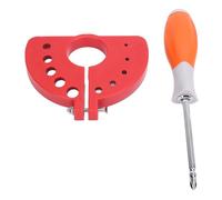 FTVOGUE Affilatrice per Punte da Trapano Multiformato, Smerigliatrice Portatile per Punte Elicoidali da 3-12 Mm, Ideale per Restauri Accurati (rosso)