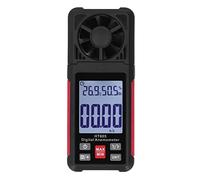 FTVOGUE Anemometro Digitale con Sensore a 5 Lame Misuratore di velocità
