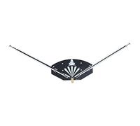 FTVOGUE Antenna FM Ad Alto Guadagno con Asta a Tromba, Materiale dell'Antenna a Frequenza Regolabile, Ampia Applicazione per la Televisione Domestica, Ampia Area di Dissipazione del Calore,